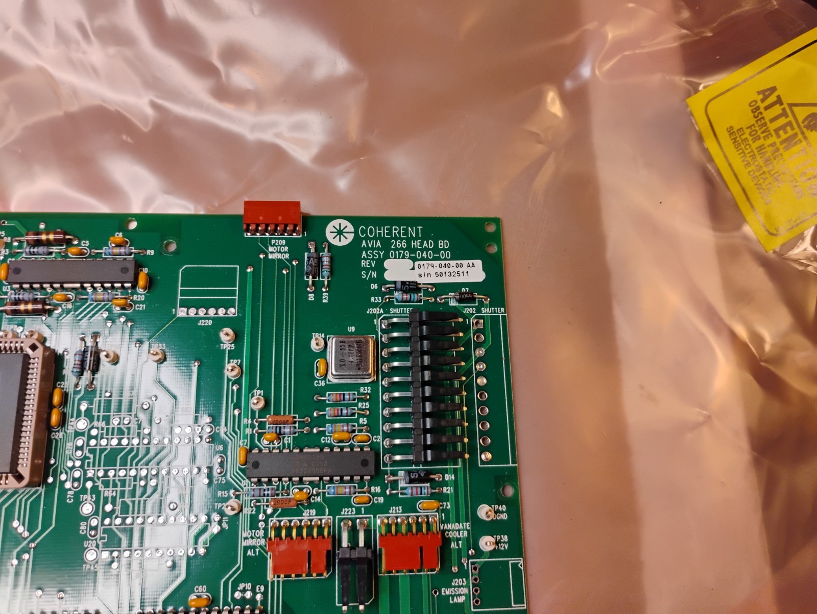 Coherent AVIA 266 Head BD ASSY 0179-040-00 Circuit Board – Fast Ship