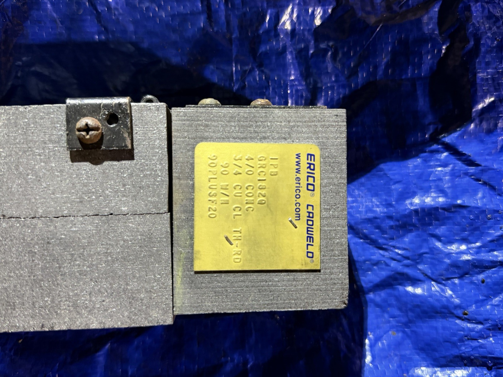 New nVent Cadweld Exothermic Mold GRC182Q 4/0 AWG Conc. to 3/4 Cu-Clad Rod