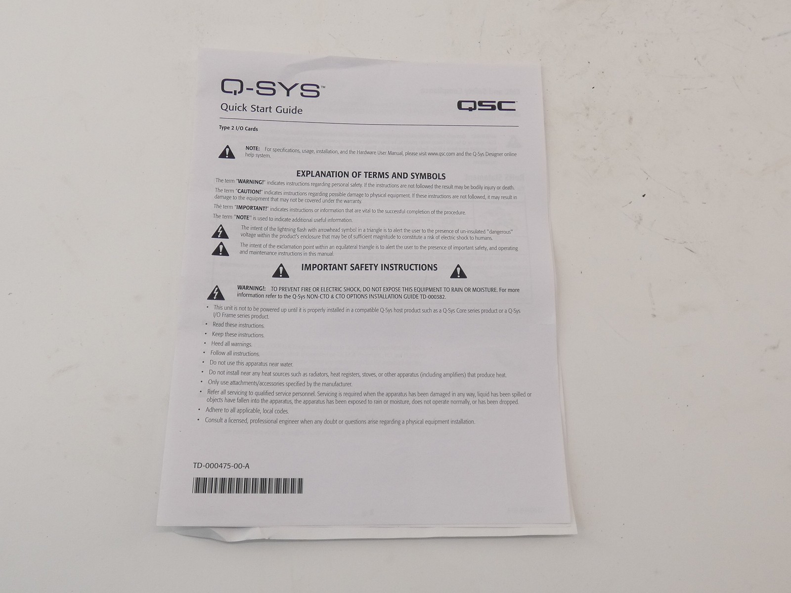QSC Q-SYS CIAES16 16-Channel Digital AES/EBU Input Card AES3 – NEW Surplus!