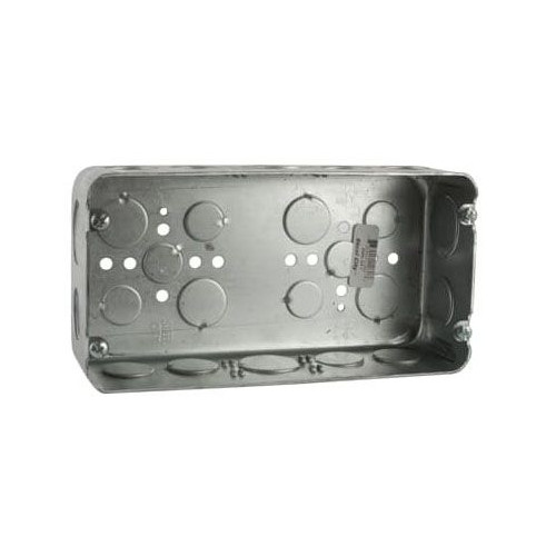 Steel City H3BD-3/4-1, 8-5/8″ x 2-1/2″ x 4-1/2″, 3-Gang Electrical Gang Box, 1pc