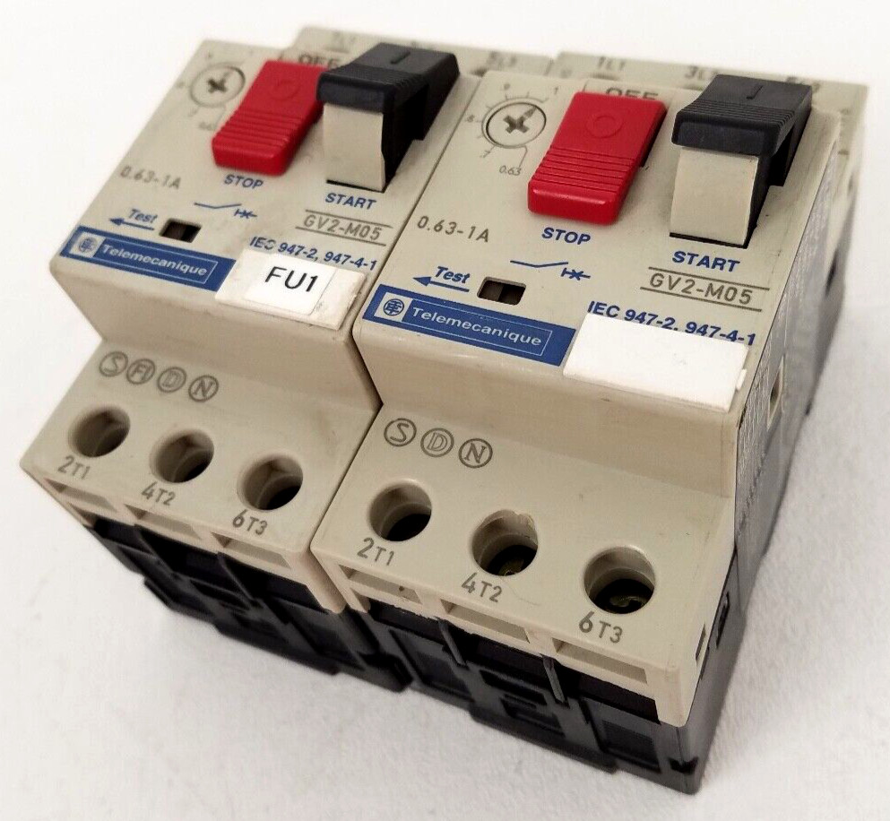 Lot of 2 GV2-M05 Telemecanique Motor Starter Circuit Protector *Next Day Option*