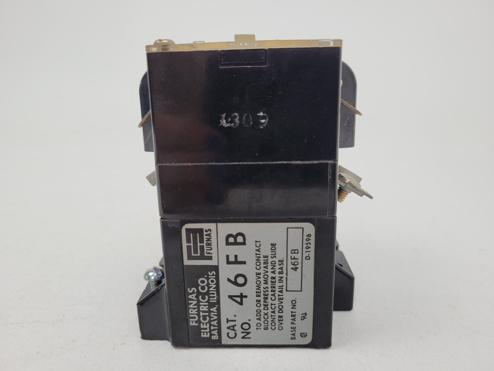 46ZBE20 Furnas Contact Block w/ 120V Coil – Next Day Option