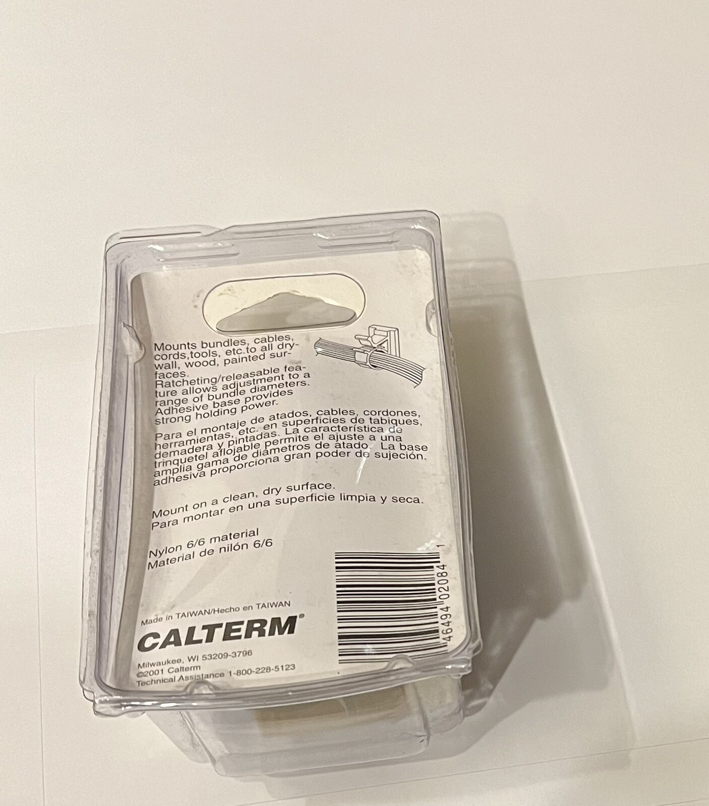 CALTERM #73604 ~ ADJUSTABLE KWIK KLIPS 3/4″ Set of 2 Per Box.