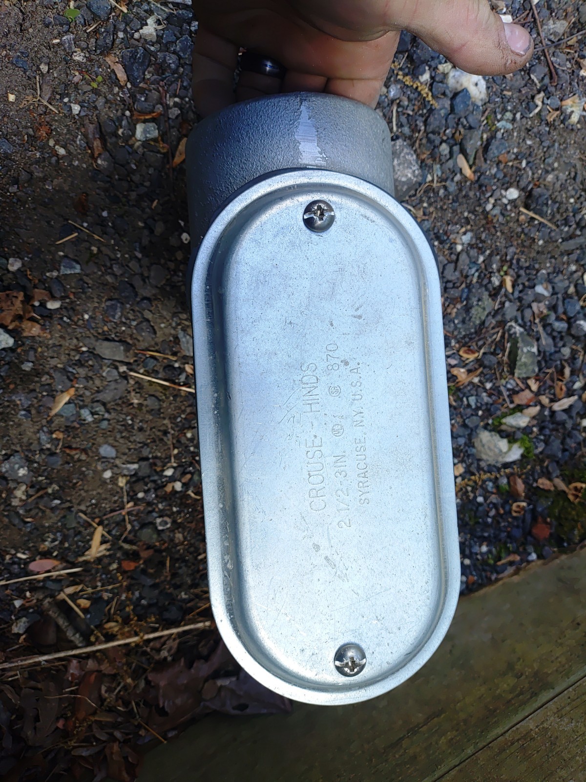 3″ LB Crouse Hinds – LB87- Eaton Crouse-Hinds LB With Cover.