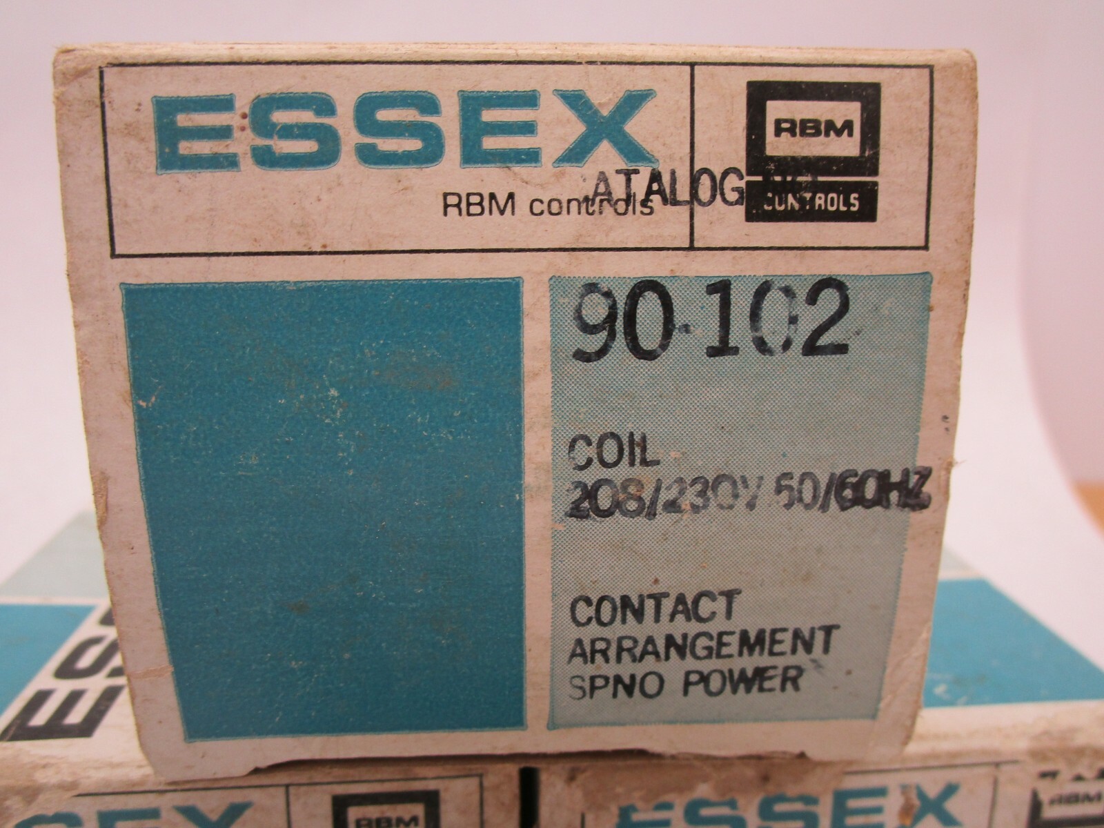 3 Essex 90-102 Contact Arrangement Spno Power RELAY, 208/230V 50/50hz NEW