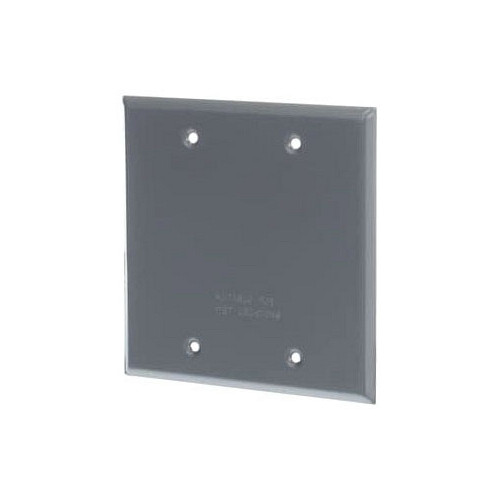 Red Dot 2CCB, 2-Gang, (1) Receptacle, Weatherproof Box Cover and Lid, 1 pc